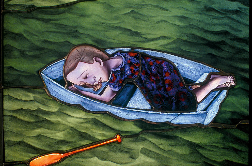 Asleep Adrift, 16″ × 20″, 1997