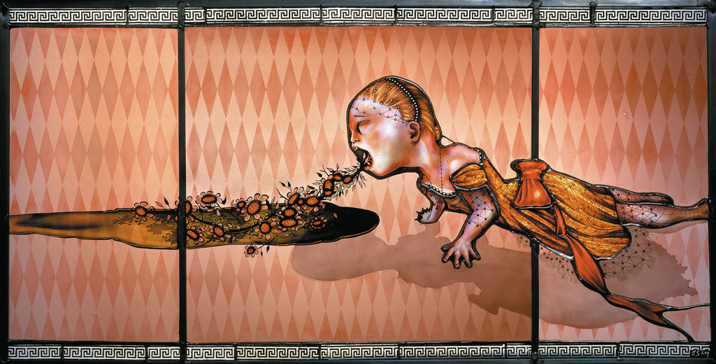 Child Bride, 38″ × 20″, 2001