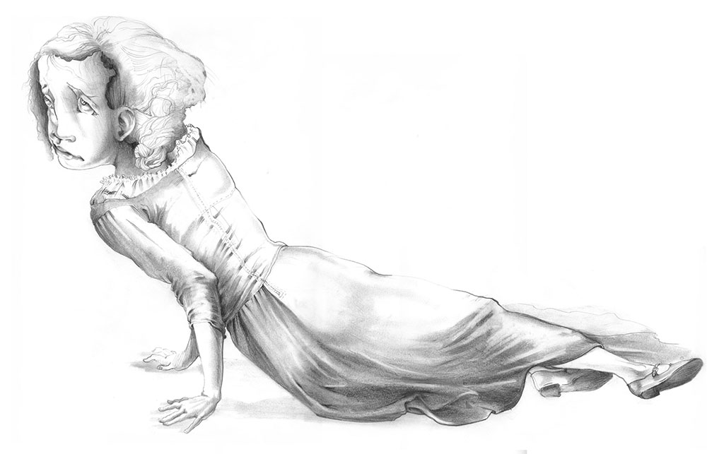 Christina,  graphite, 2006