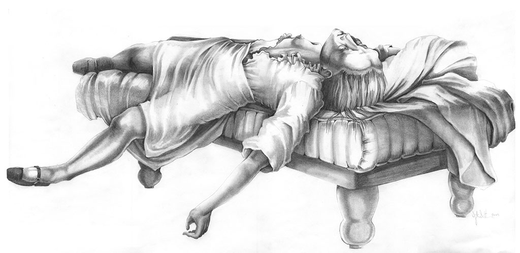 The Floor, graphite, 24″ × 14″, 2006