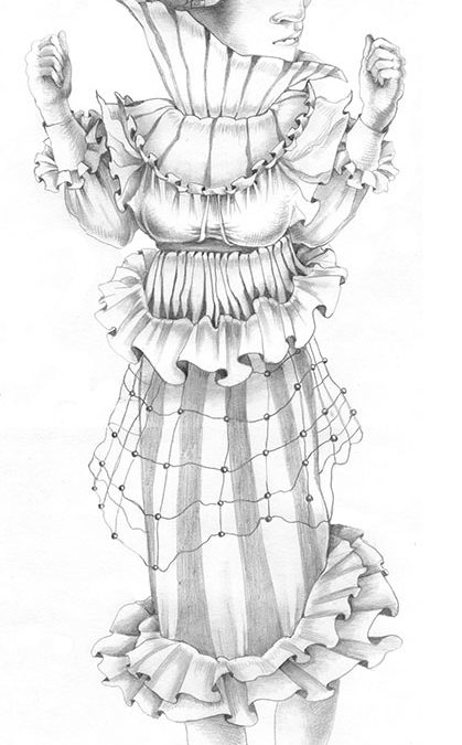 Joan of Arc,  Joan of Arc, graphite, 12″ × 20″, 2007