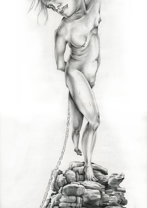 Andromeda,  graphite, 2010