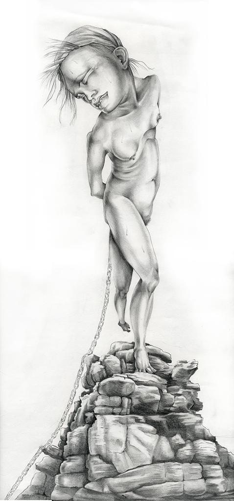 Andromeda, graphite, 2010